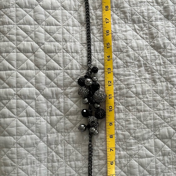 6 for $25 - Gunmetal Tone Joe Fresh Statement Necklace - Picture 4 of 5